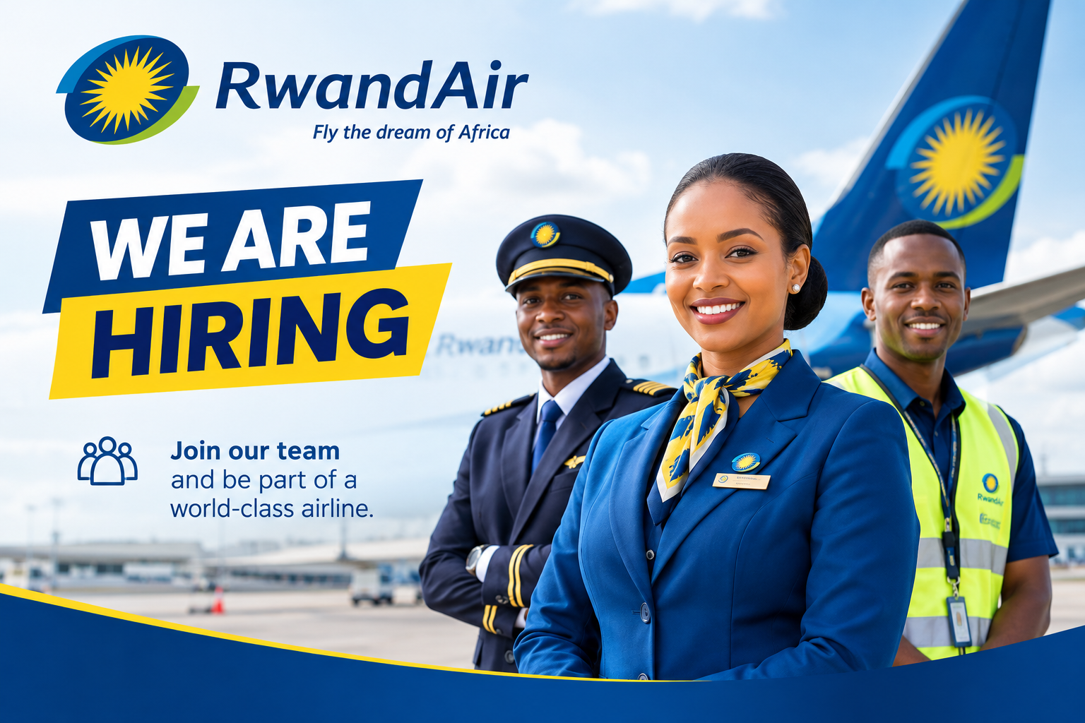 RwandAir Jobs 2026: 17 Vacancies Open in Rwanda and Burundi