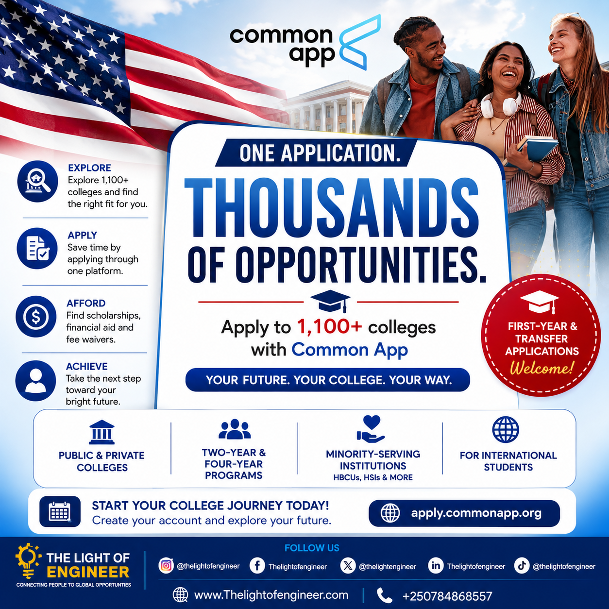 Common App 2026-2027: Apply to 1,100+ Colleges and Find Scholarships