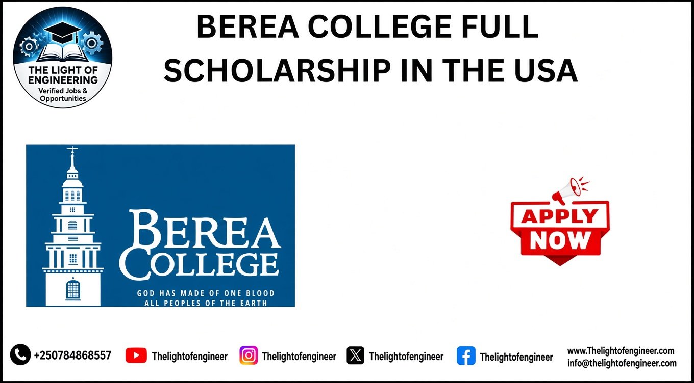 Berea College Full Scholarship 2026 for International Students